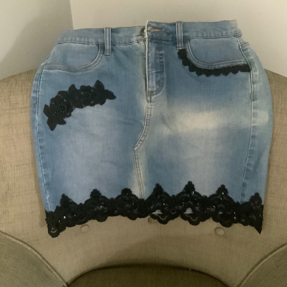Venus Jean Skirt